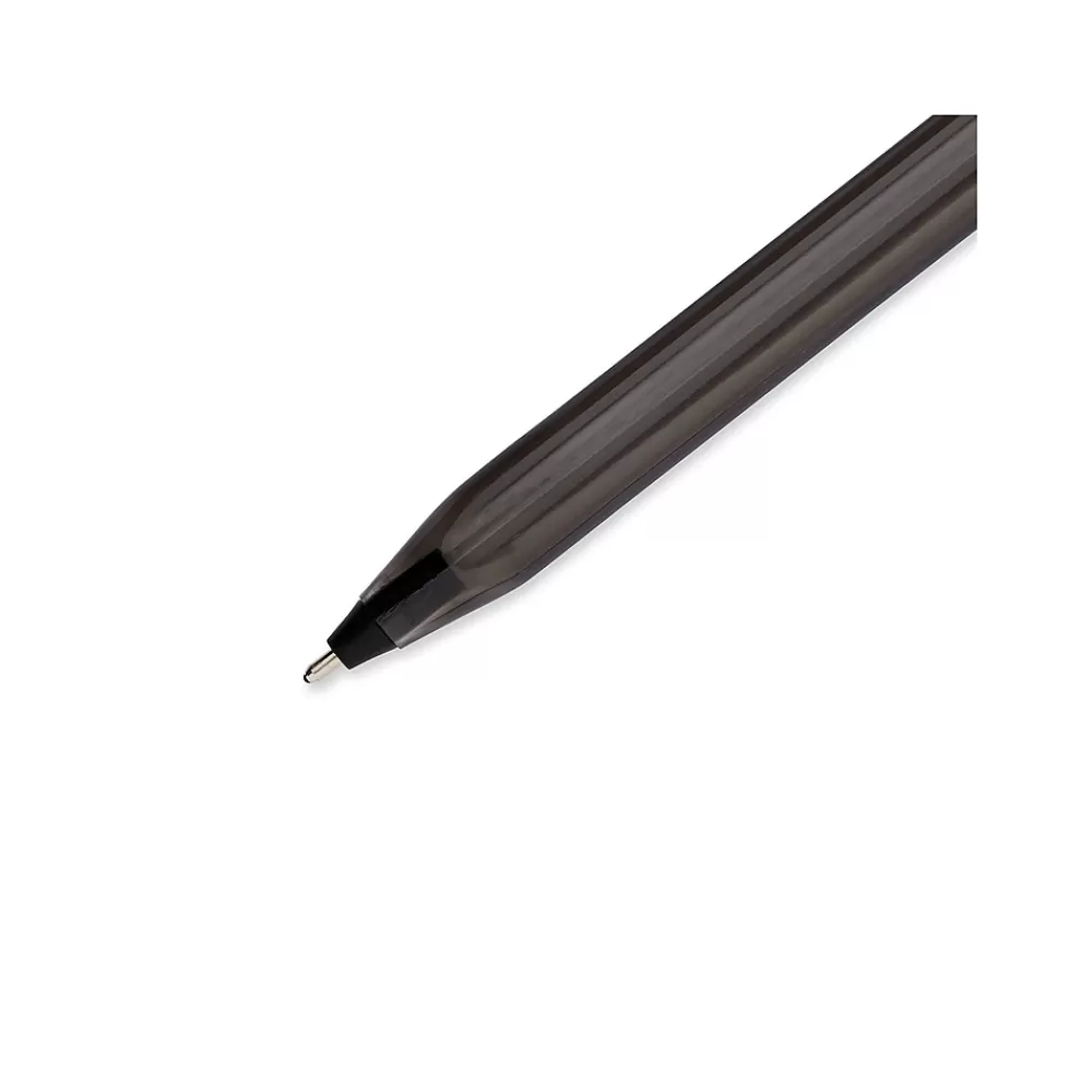 Paper Mate Pens<InkJoy 100ST Ballpoint Pen, Medium Point, Black Ink, Dozen (1951257)