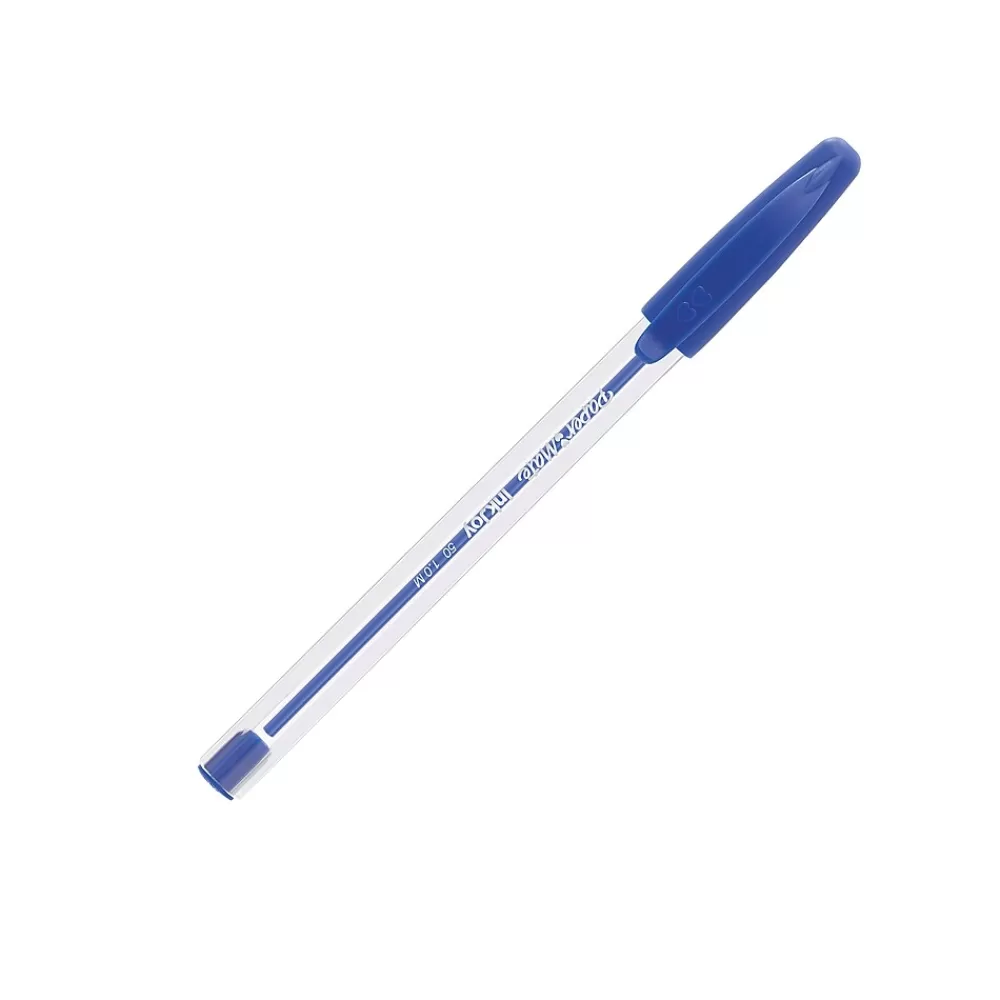 Paper Mate Pens<InkJoy 50ST Ballpoint Pen, Medium Point, Blue Ink, Dozen (2013155)