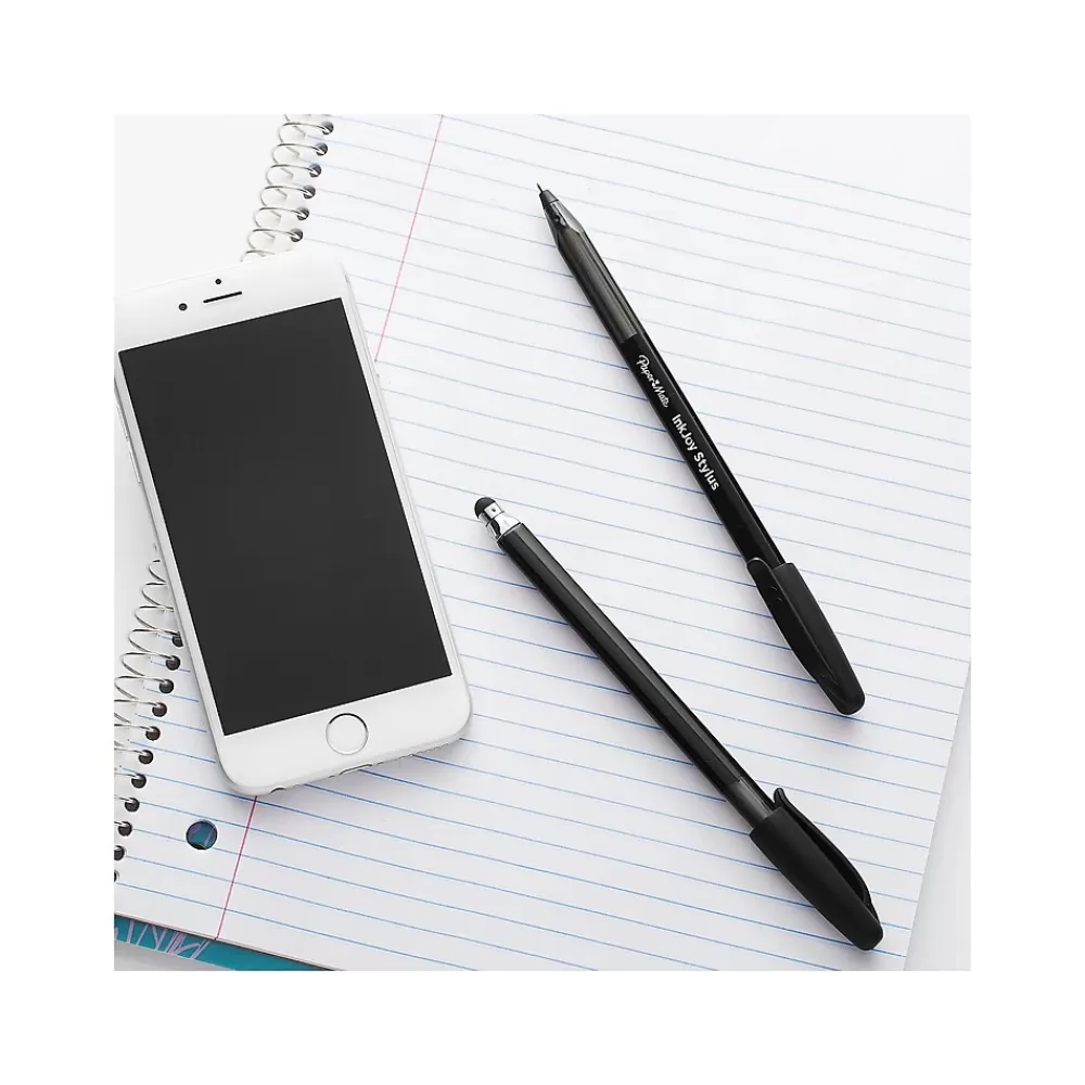Paper Mate Pens<InkJoy Stylus Ballpoint Pen, Medium Point, Black Ink, Dozen (1951348)