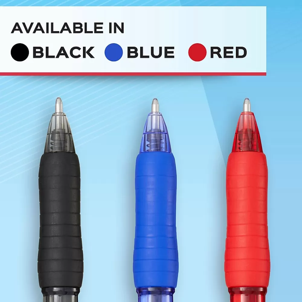 Paper Mate Pens<Profile Ballpoint Pen, Medium Point, Black Ink, 4 Pack (2113558)