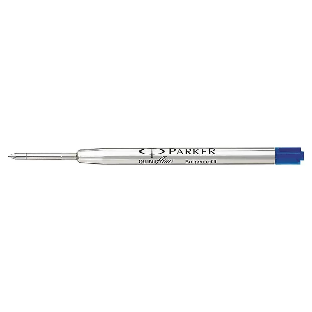 Parker Pens<QUINKFlow Ballpoint Pen Refill, Fine Point, Blue Ink (1950368)