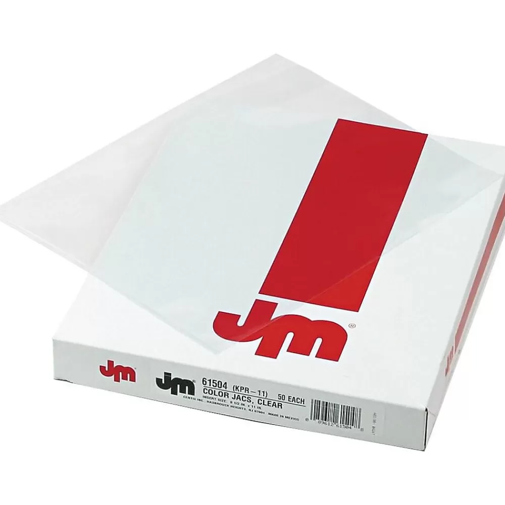 Pendaflex Sheet Protectors<Color Jacs Non-Glare Sheet Protectors, 8-1/2" x 11", Clear, 50/Box (PFX 61504)