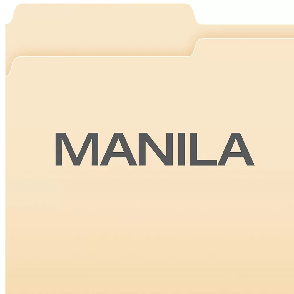 Pendaflex File Folders<File Folder, 1-Tab, Legal Size, Manila, 100/Box (753 1/3-1)