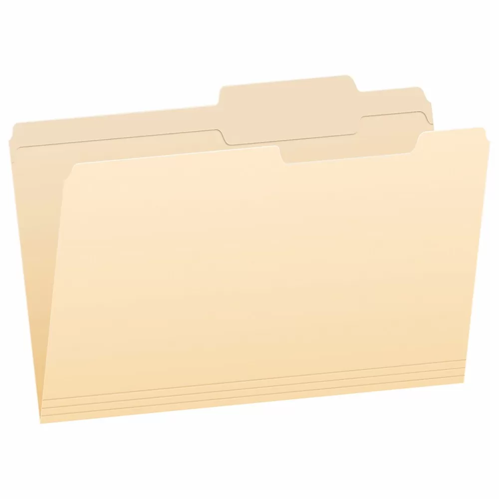 Pendaflex File Folders<Heavy Duty File Folder, 1-Tab, Legal Size, 100/Box (1007056)