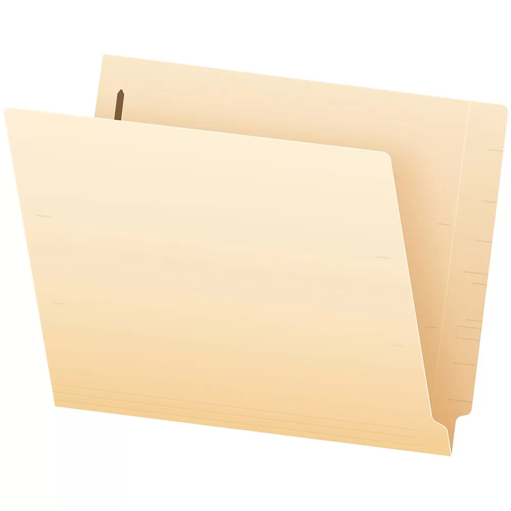 Pendaflex File Folders<Recycled End Tab File Folder, Straight Cut, Letter Size, Manila, 50/Box (H10U1)