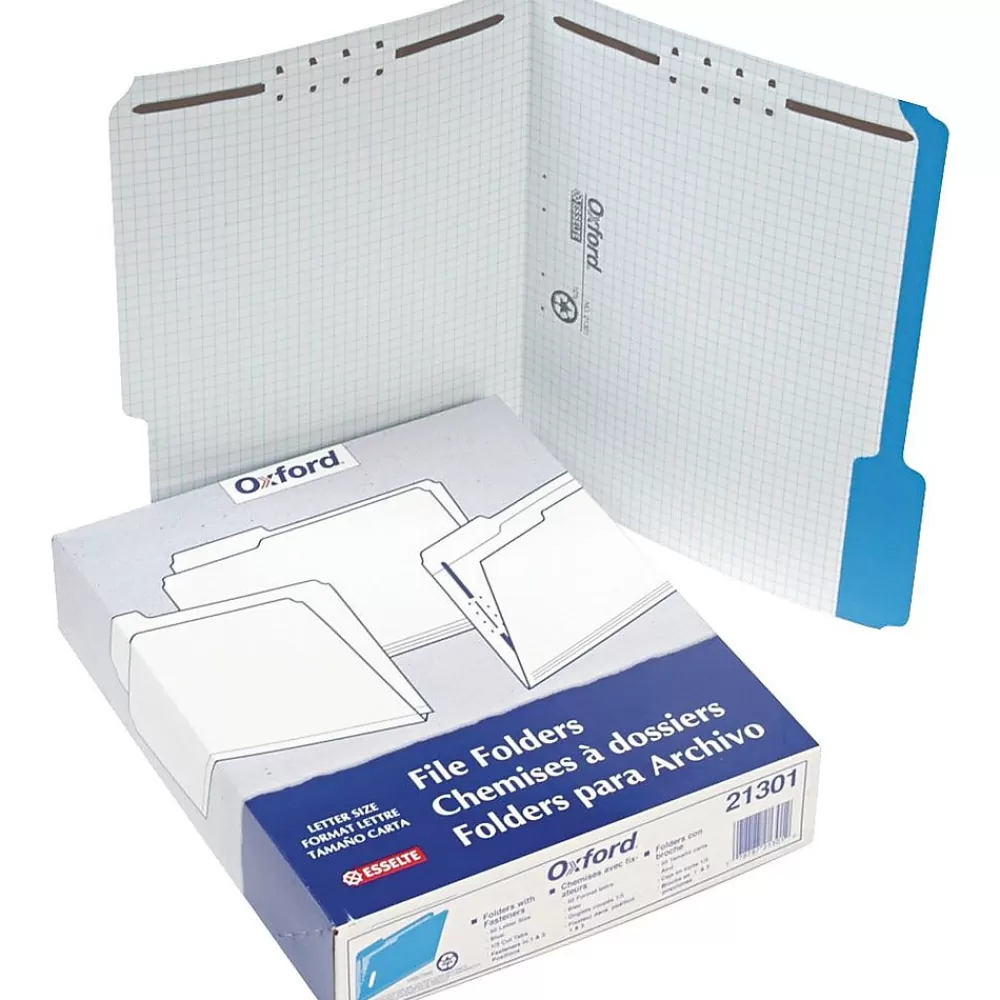 Pendaflex File Folders<Reinforced Top Fastener Folders, 1/3 Cut, Letter, , 50/Box (21301)