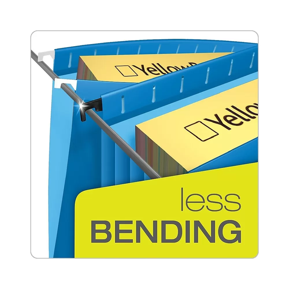 Pendaflex Hanging File Folders<SureHook Reinforced Extra Capacity Hanging File Folders, Letter Size, , 4/Pack (PFX 09213)