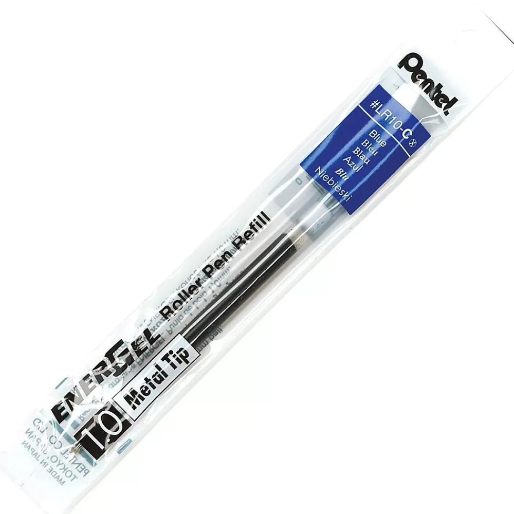 Pentel Pens<® Bold Gel® Refill For ® Energel Pens, Each, Blue