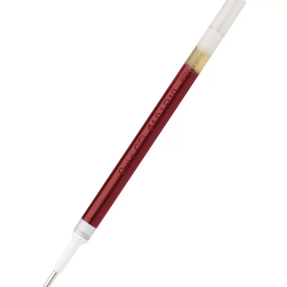 Pentel Pens<® Energel® 1 mm Bold Liquid Gel Pen Refill, Red Ink (LR10-B)