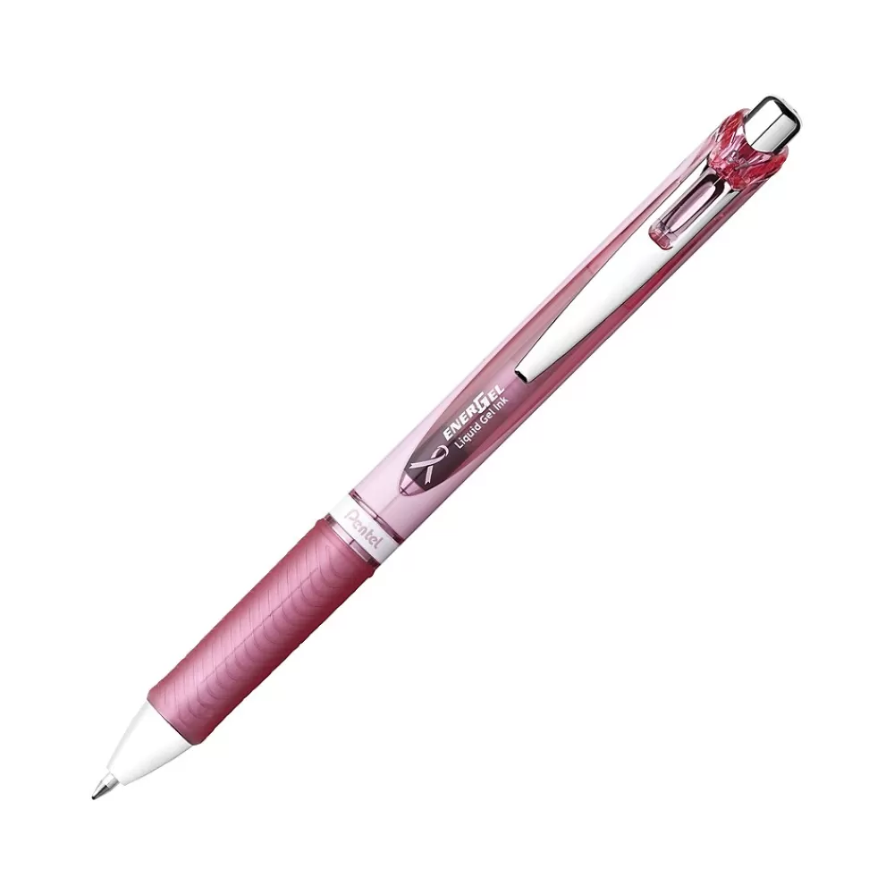 Pentel Pens<EnerGel Deluxe RTX Retractable Gel Pens, Medium Point, 0.7mm, Black Ink, 3/Pack (BL77PBP3A-BC)