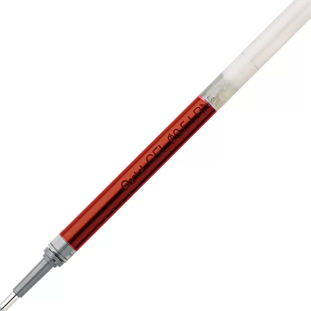 Pentel Pens<EnerGel Gel-Ink Pen Refill, Fine Point, Red Ink (PENLRN5B)
