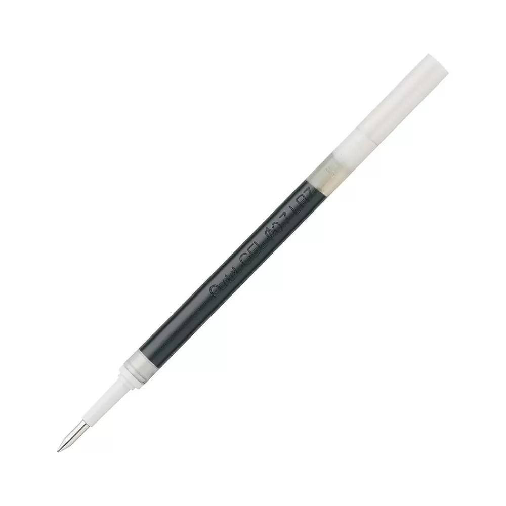 Pentel Pens<EnerGel Gel-Ink Pens Refill, Medium Point, Black Ink (PensLR7A)