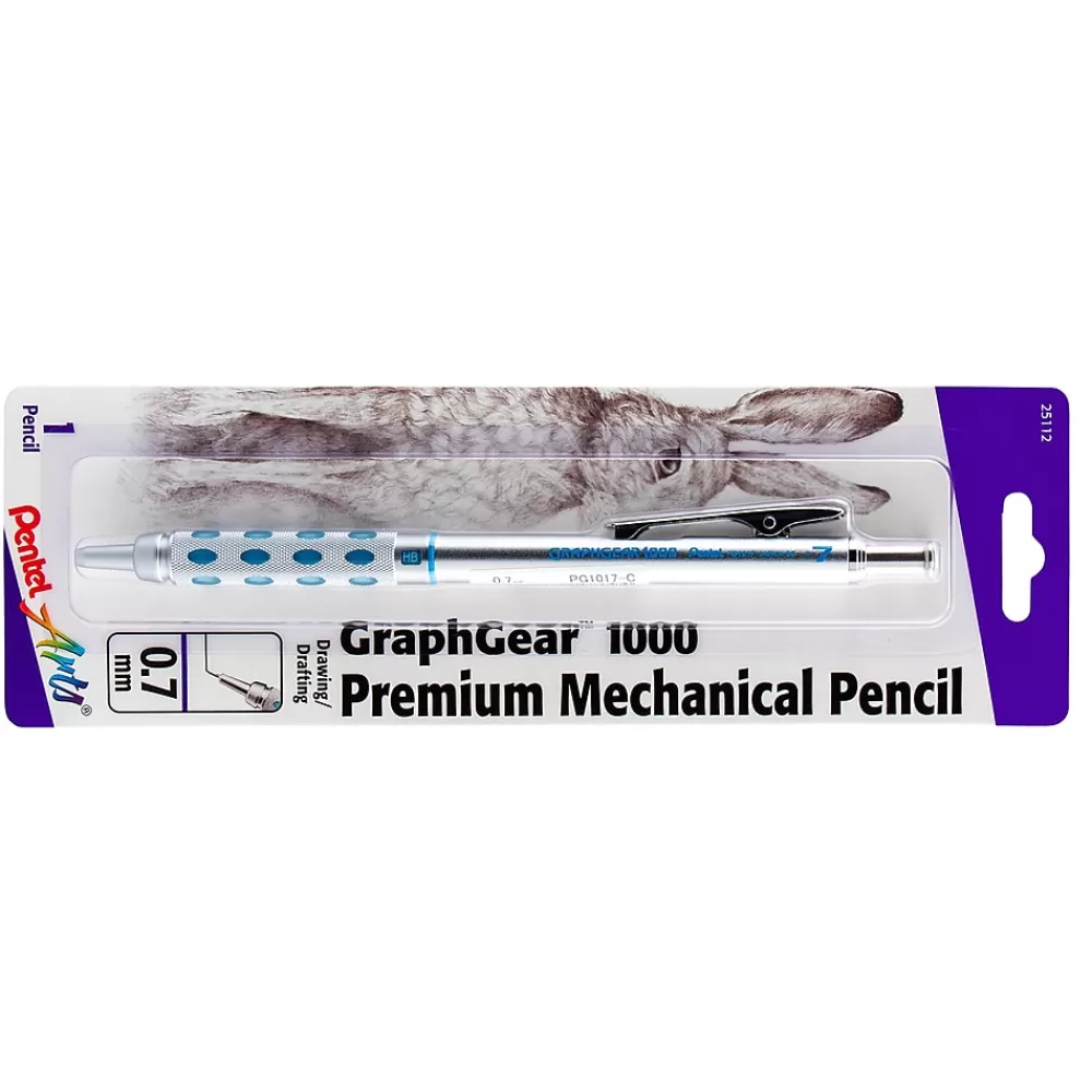 Pentel Pencils<GraphGear 1000 Mechanical Pencil, 0.7mm (PTAPG1017CPABP)