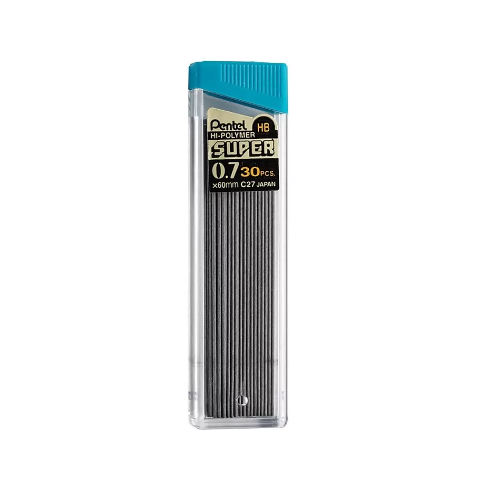 Pentel Pencils<Lead Refill, 0.7mm, 30/Leads, Dozen (PENC27HB-12)