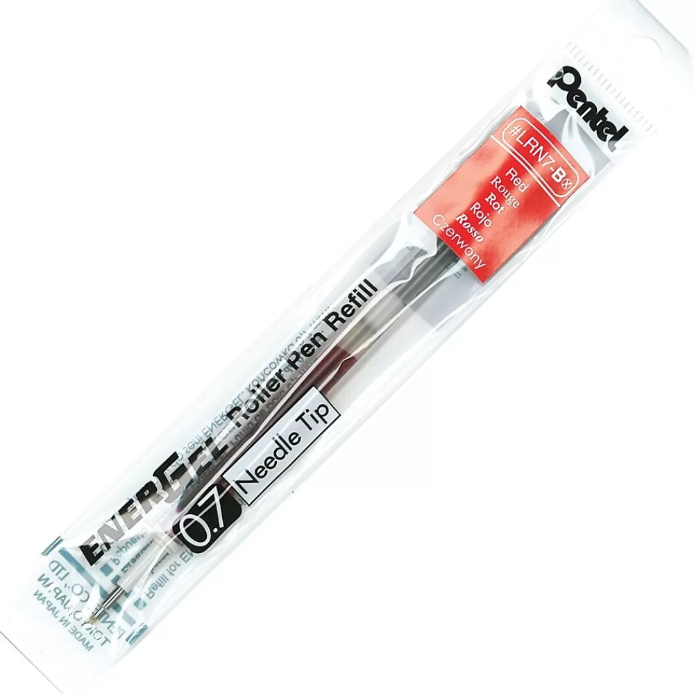 Pentel Pens<® Medium Gel® Refill For ® Energel Pens, Each, Red