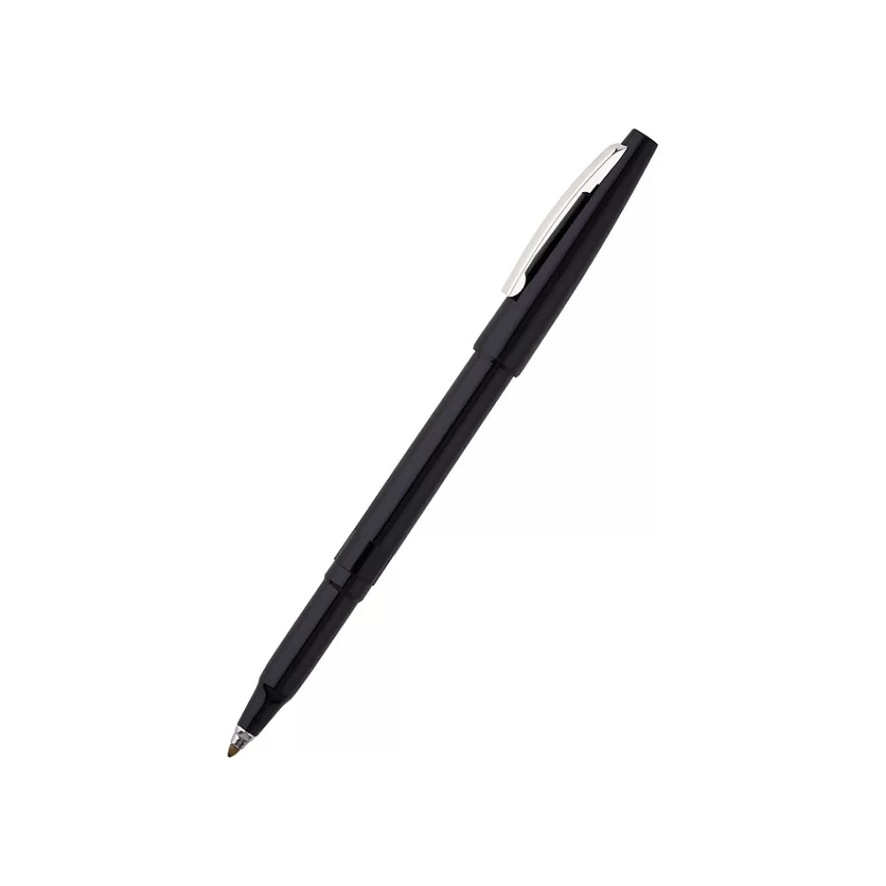 Pentel Pens<Rolling Writer Rollerball Pens, Medium Point, Black Ink, 12/Pack (R100-A)
