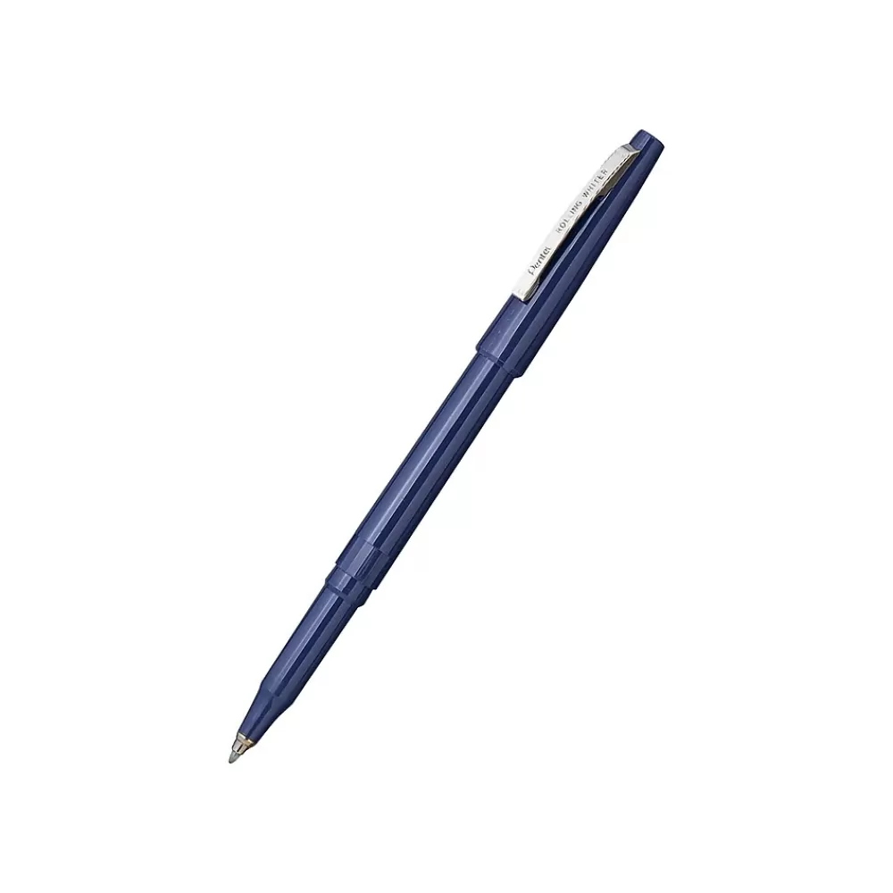 Pentel Pens<Rolling Writer Rollerball Pens, Medium Point, Blue Ink, Dozen (R100-C)