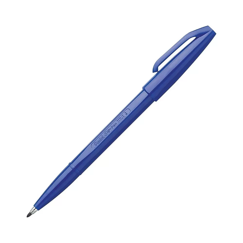 Pentel Pens<Sign Gel Pens, Fine Point, Blue Ink, Dozen (S520-C)