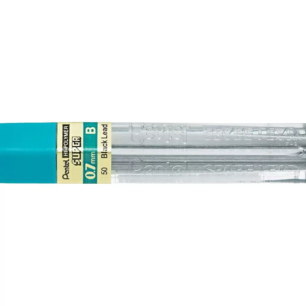 Pentel Pencils<Super Hi-Polymer Lead Refill, 0.7mm, 12/Leads (50-B)