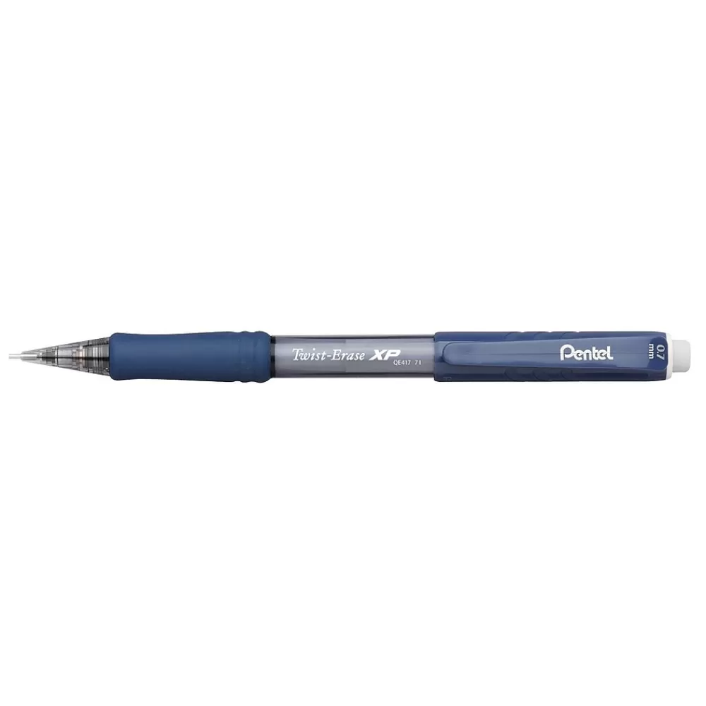 Pentel Pencils<Twist-Erase EXPRESS Mechanical Pencil, 0.7mm, #2 Medium Lead, Dozen (PENQE417A)