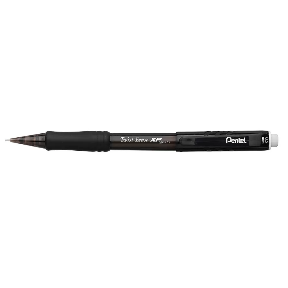 Pentel Pencils<Twist-Erase EXPRESS Mechanical Pencil, 0.5mm, #2 Medium Lead, Dozen (QE415A)