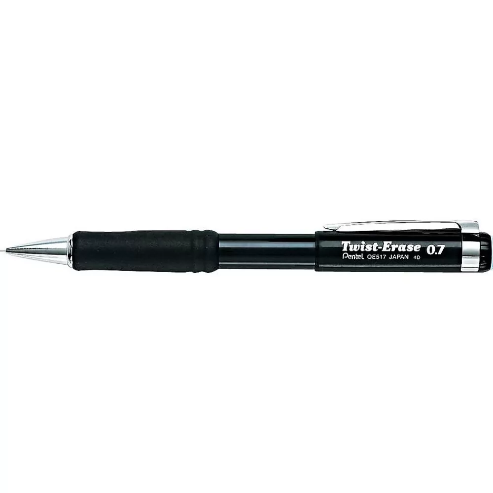 Pentel Pencils<Twist-Erase III Mechanical Pencil, 0.7mm, #2 Medium Lead (QE517A)