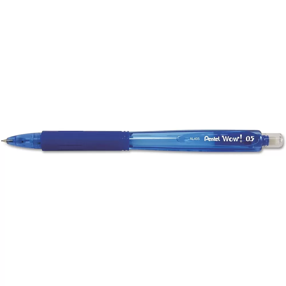 Pentel Pencils<Wow! Mechanical Pencil, 0.5mm, #2 Medium Lead, Dozen (AL405C)