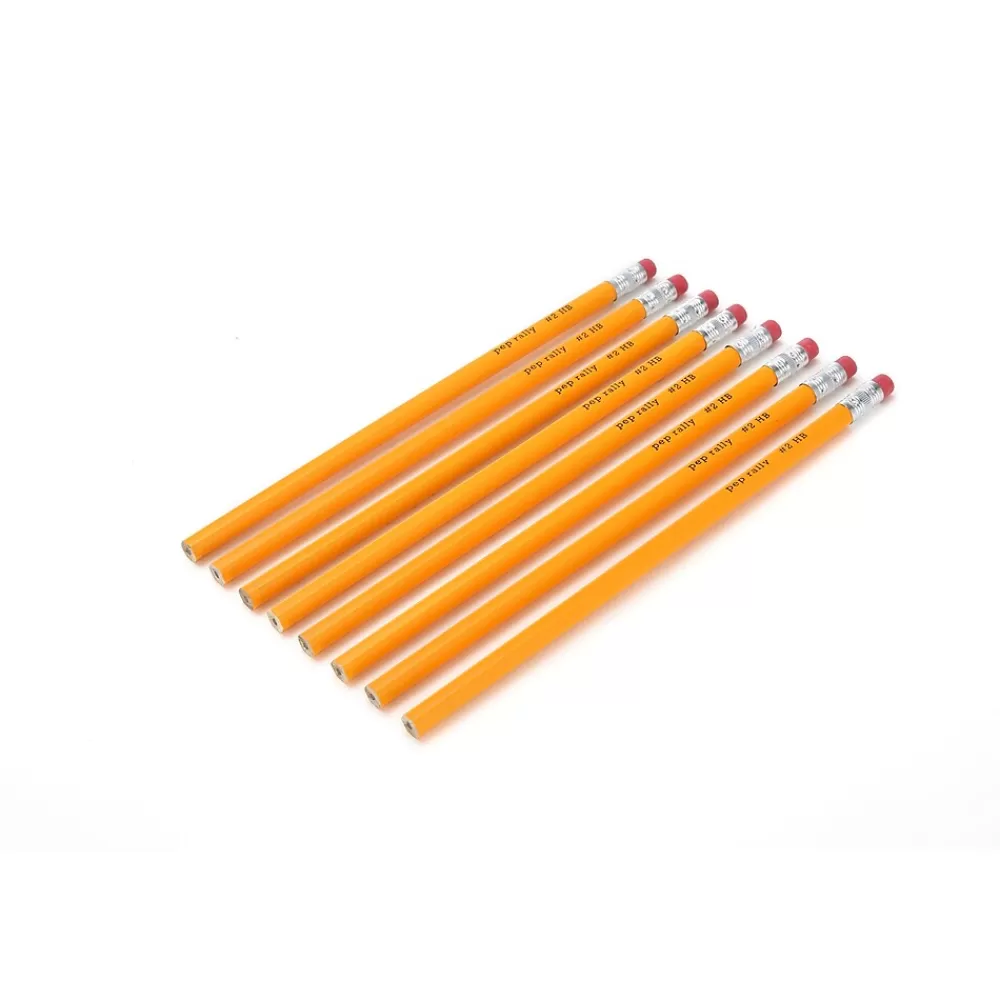 Pep Rally Pencils<Wooden Pencil, 2.1mm, #2 Medium Lead, 8/Pack (59803-US)