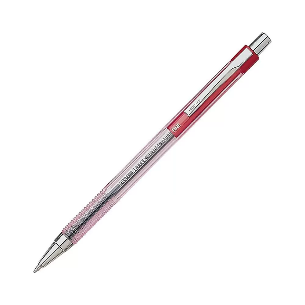 Pilot Pens<Better Retractable Ballpoint Pens, Fine Point, Ink, Dozen (30002)