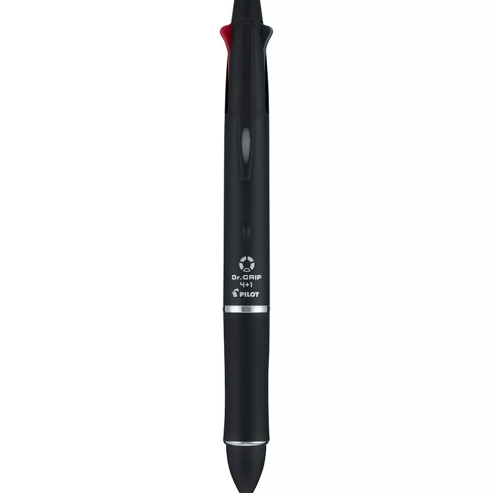 Pilot Pens<Dr. Grip 4 + 1 Multi-Function Pen + Pencil, Fine Point, 4 Assorted Inks (36220)