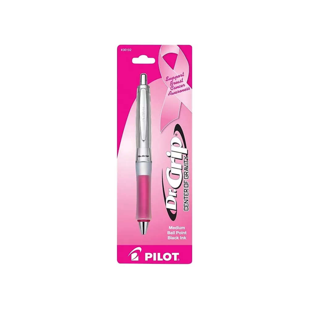Pilot Pens<Dr. Grip Center of Gravity BCA Retractable Ballpoint Pen, Medium Point, Black Ink (36192)