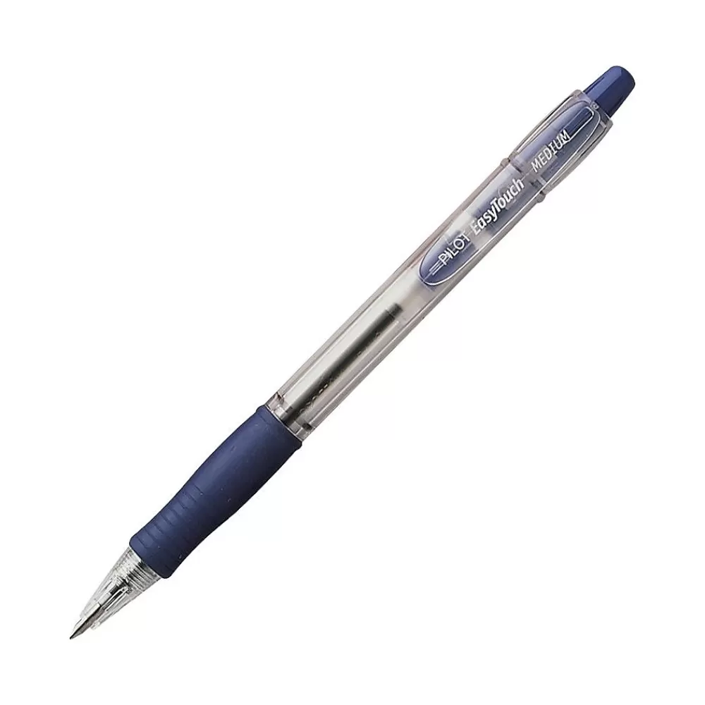 Pilot Pens<EasyTouch Retractable Ballpoint Pen, Medium Point, Blue Ink (32221)