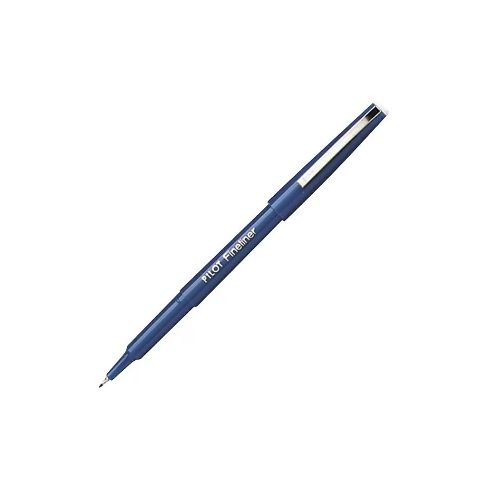 Pilot Markers<Fineliner Marker Pen, Fine Point, Blue Ink (11014)