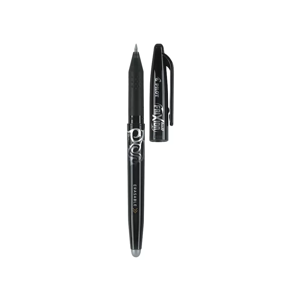 Pilot Pens<FriXion Ball Erasable Gel Pen, Fine Point, Black Ink (FX7-BLK-BC)