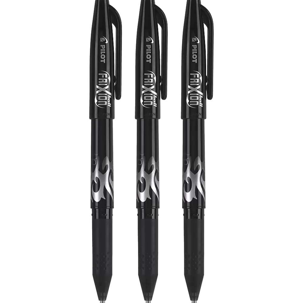 Pilot Pens<FriXion Ball Erasable Gel Pens, Fine Point, Ink, 3/Pack (31556)
