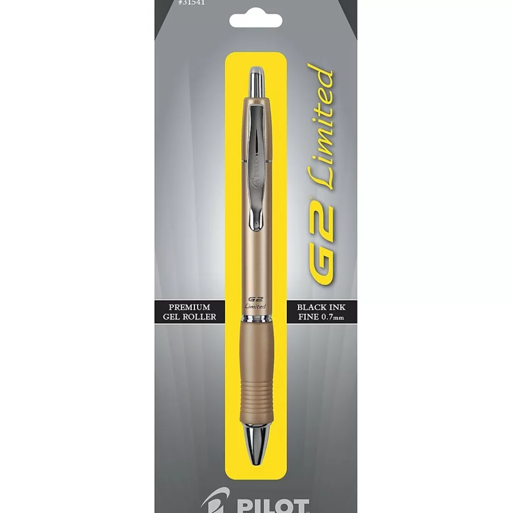 Pilot Pens<G2 Limited Gel Pen, Fine Point, Black Ink (31152)