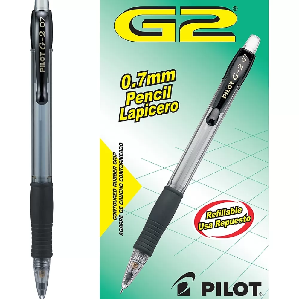 Pilot Pencils<G2 Mechanical Pencil, 0.7mm, #2 Medium Lead, Dozen (51015)