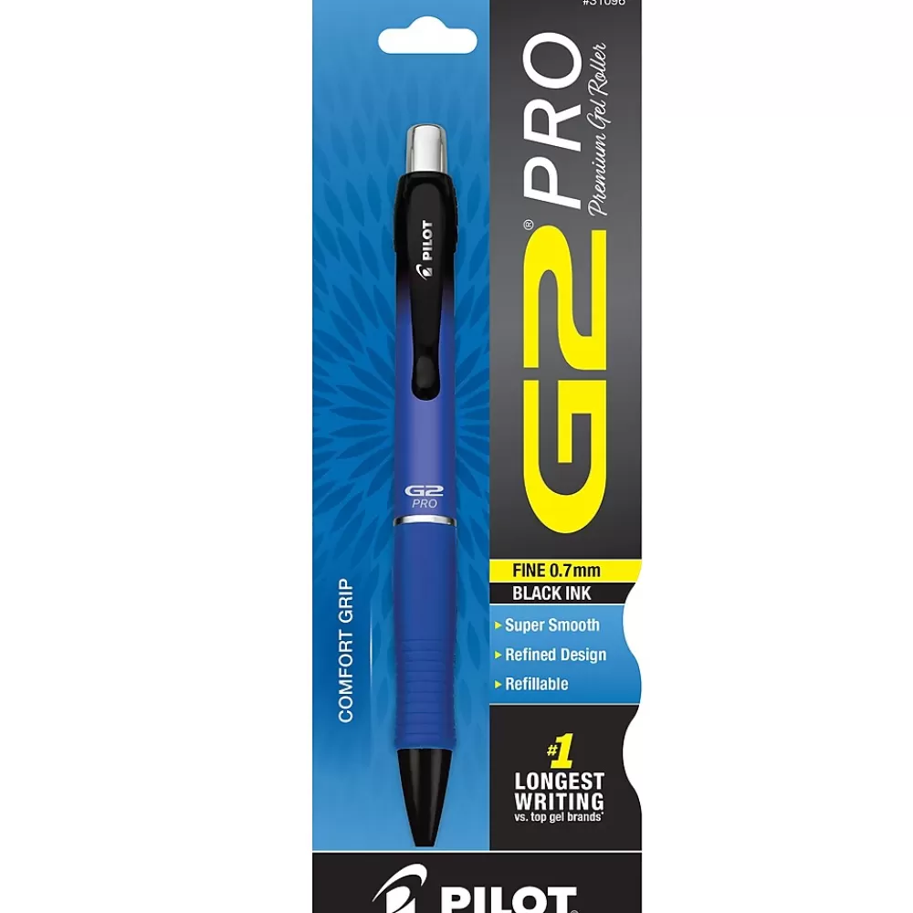 Pilot Pens<G2 Pro Retractable Gel Pen, Fine Point, Black Ink (31096)