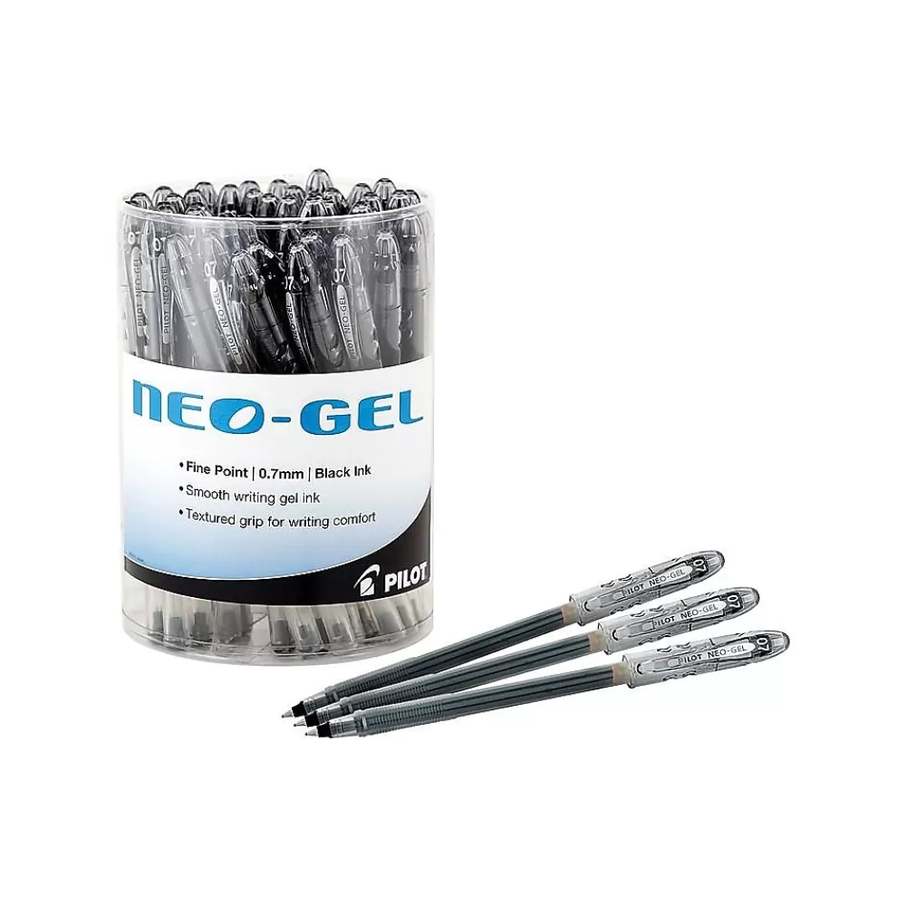 Pilot Pens<Neo-Gel Gel Pens, Fine Point, Ink, 48/Pack (84071)