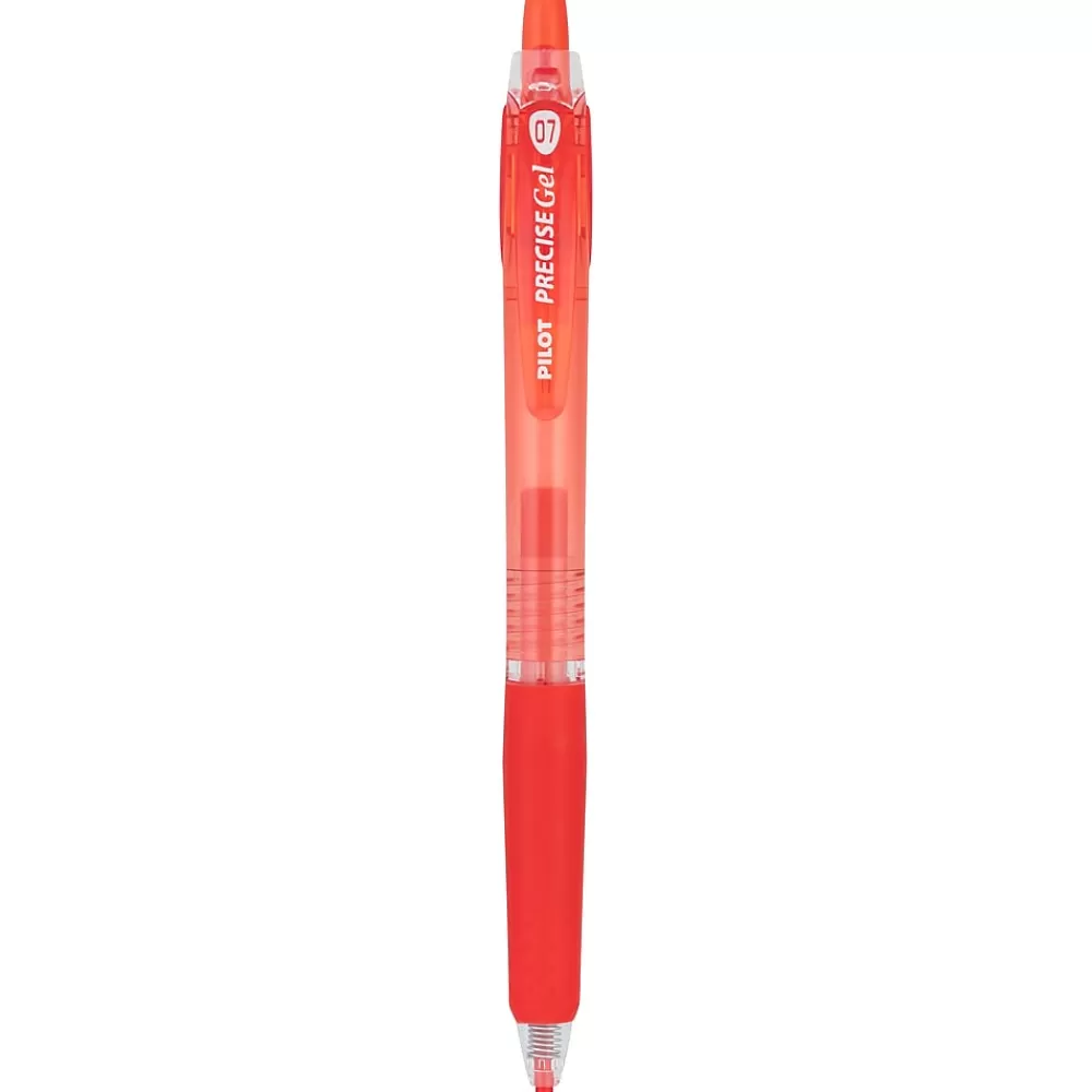 Pilot Pens<Precise Gel BeGreen Retractable Gel Pens, Fine Point, Red Ink, Dozen (15003)