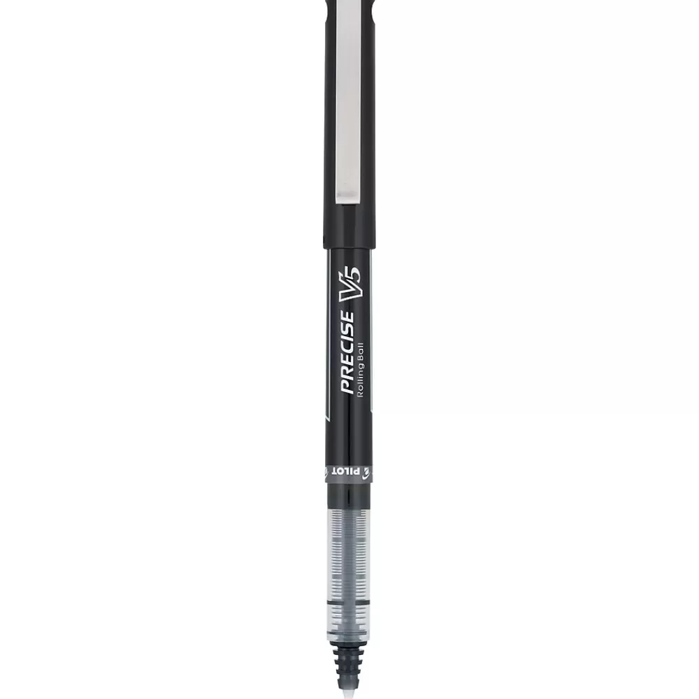 Pilot Pens<Precise V5 Rollerball Pens, Extra Fine Point, Black Ink, Dozen (35334)