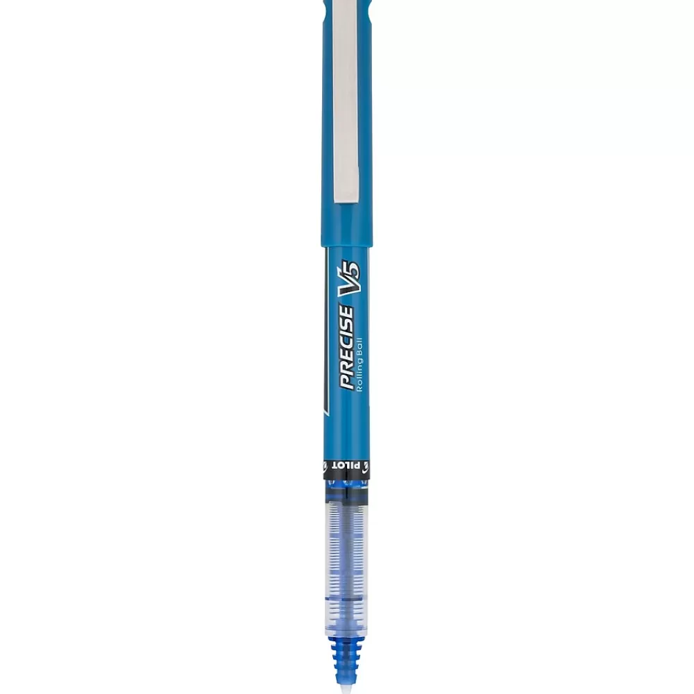 Pilot Pens<Precise V5 Rollerball Pens, Extra Fine Point, Blue Ink, Dozen (35335)