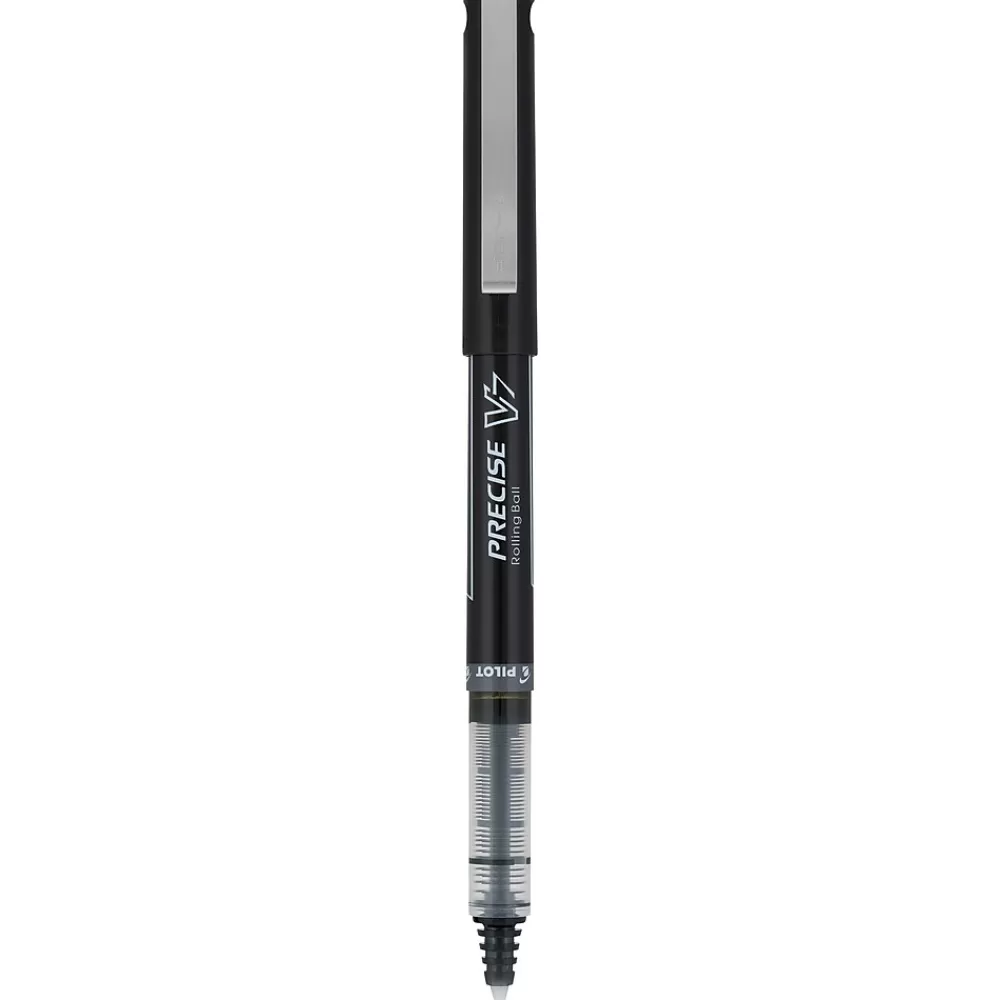 Pilot Pens<Precise V7 Rollerball Pens, Fine Point, Black Ink, Dozen (35346)