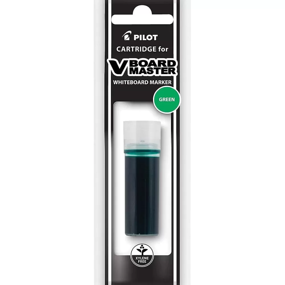 Pilot Markers<V Board Master BeGreen Dry Erase Marker Refill, Green (43925)