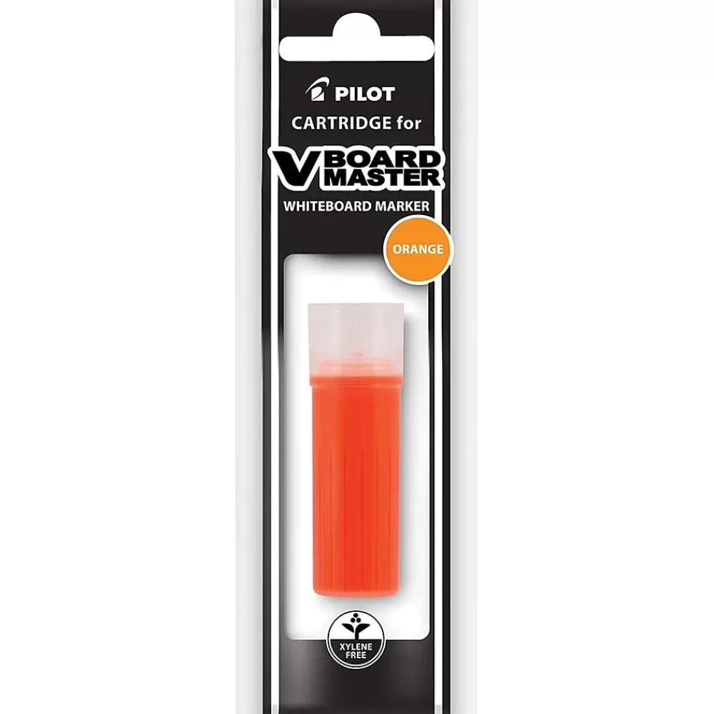 Pilot Markers<V Board Master BeGreen Dry Erase Marker Refill, Orange (43926)