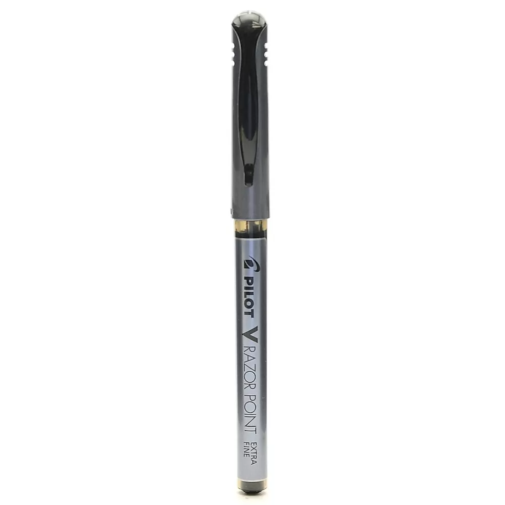 Pilot Pens<V Razor Point Pen Black Pack of 12 (23174-PK12)