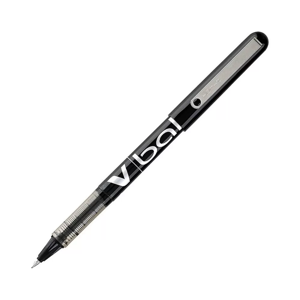 Pilot Pens<VBall Rollerball Pens, Extra Fine Point, Black Ink, Dozen (35200)