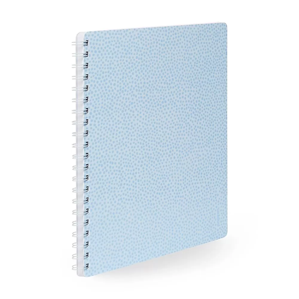 Poppin Notebooks<Elements Sky Professional Notebooks, 5.8" x 8.3", 48 Sheets, Blue (108848)