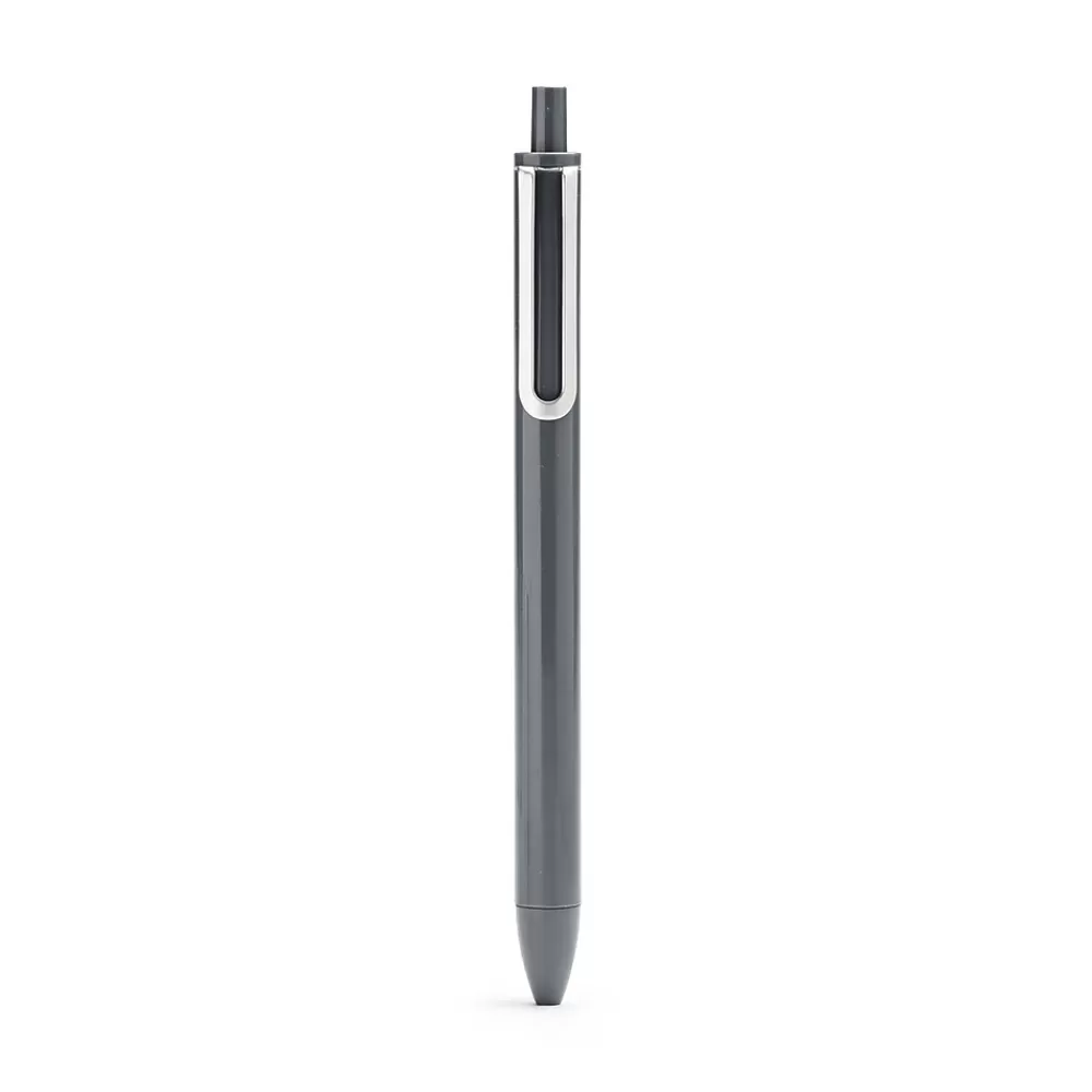 Poppin Pens<Luxe Retractable Gel Pen, Medium Point, Black Ink, 6/Pack (104449)