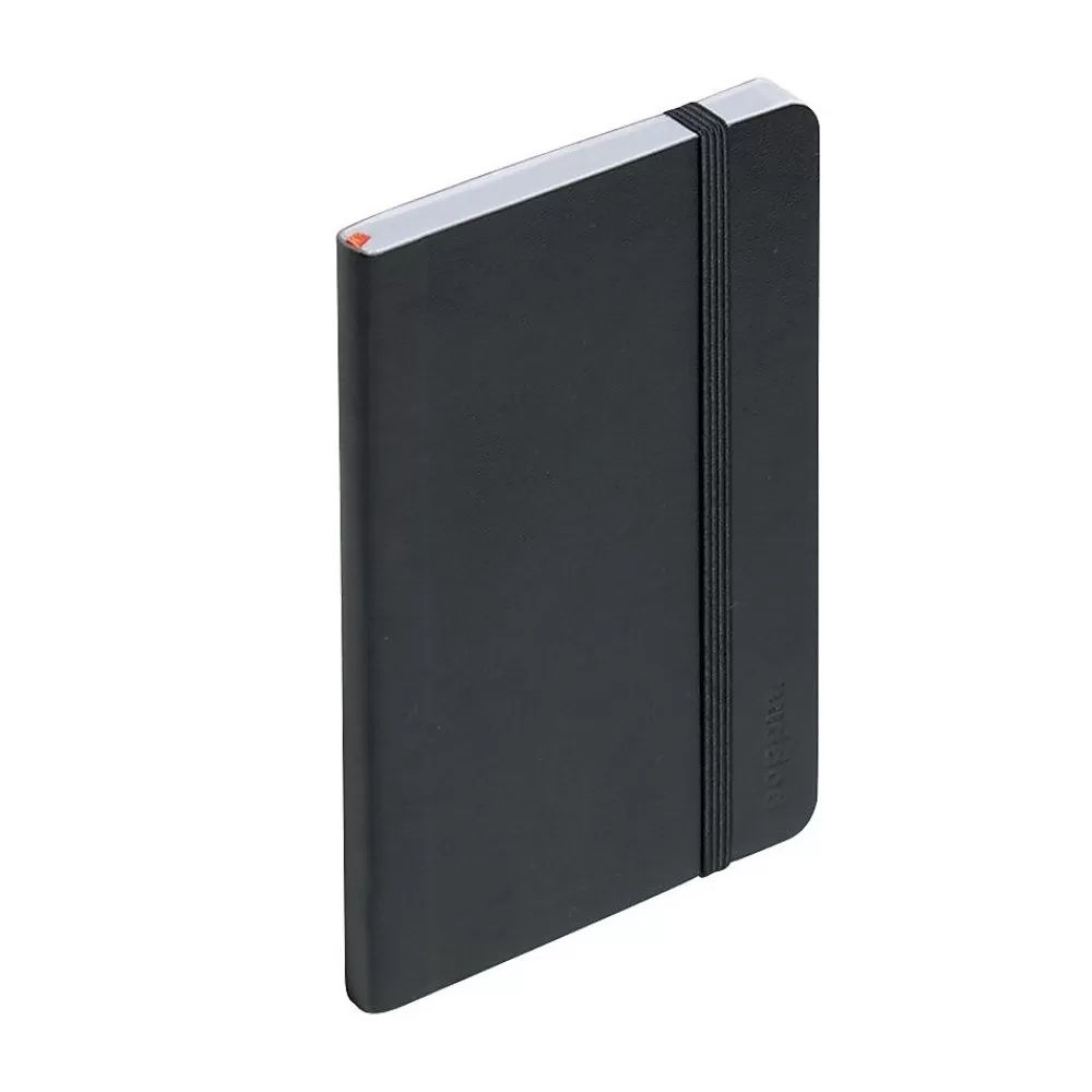 Poppin Notebooks<Professional Notebooks, 3.5" x 5.5", College Ruled, 96 Sheets, Black, 25/Set (104141)